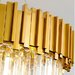 Candelabru Scaly Gold Matte 550, 10 surse de iluminare